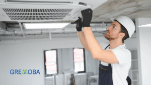 Mantenimiento de sistemas de climatización industrial en invierno.